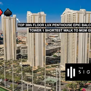 Signature Mgm 38th Floor Penthouse Lux+ Balony Strip View + No Fee Hotel